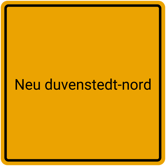 Meldebestätigung Neu Duvenstedt-Nord